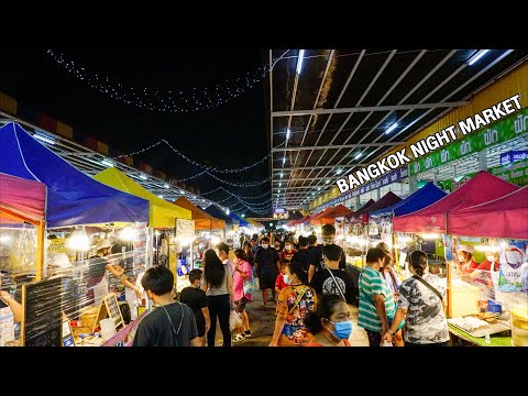 Bangkok night market Street Food Scene 2021 - Bangkok Before lockdown