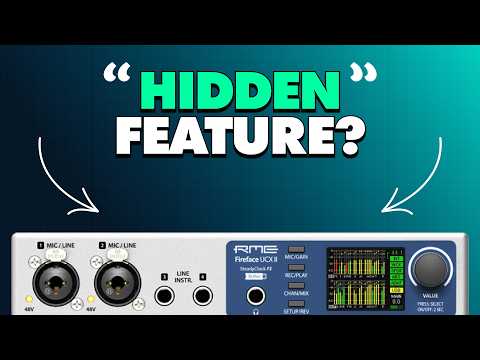 The Audio Interface Feature I Use The Most