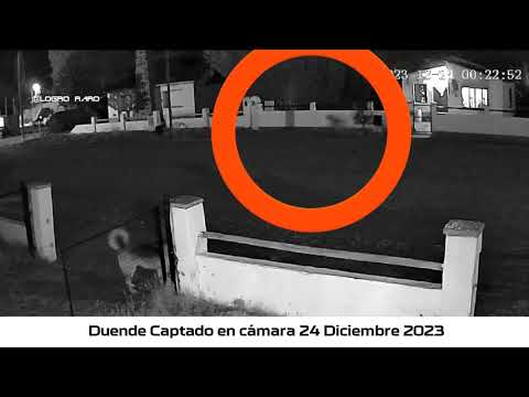 Duende captado en cámara 24 Diciembre 2023 (en José de San Martín en plena noche buena de navidad)