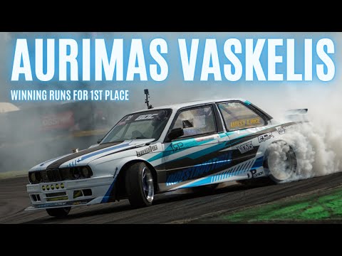 Aurimas VASKELIS | Winning Runs For 1st Place | British Drift Championship 2022 | Round 1 - TEESIDE