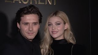 Brooklyn Beckham and Girlfriend Nicola Peltz at St Laurent Photocall in Paris