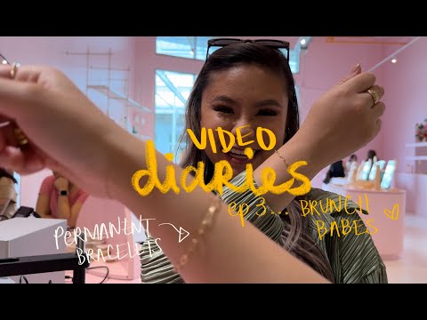 GB Diaries | ep 3 - brunch, permanent bracelets and cute markets + mothers day