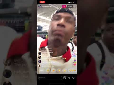 Megan Thee Stallion and Moneybagg yo grocery shopping/couple goals IG LIVE VIDEO
