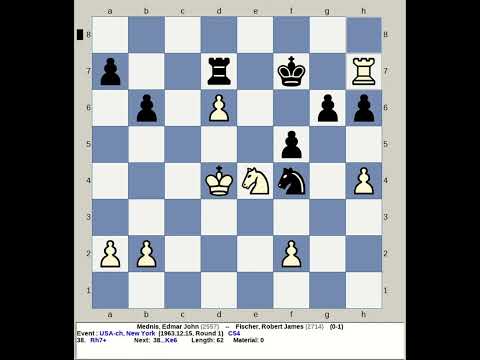 Mednis, Edmar John vs Fischer, Robert James | USA Chess 1963, New York