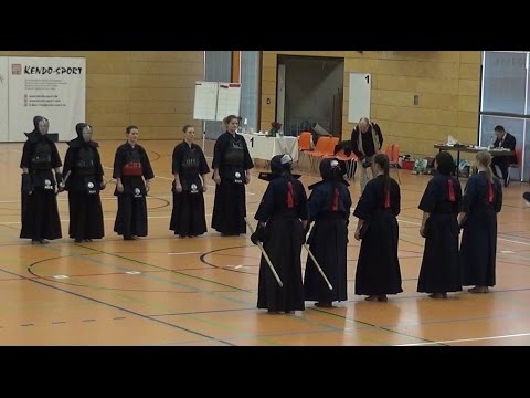 Deutsche Kendo Mannschaftsmeisterschaft (DMM) 2016 - Finale Frauen - KenVo vs Hessen
