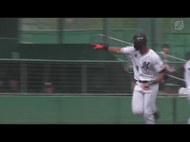 【ファーム】打った瞬間!! マリーンズ・アセベド 追加点となるレフトへのソロホームラン!! 2025年4月17日 千葉ロッテマリーンズ 対 東北楽天ゴールデンイーグルス