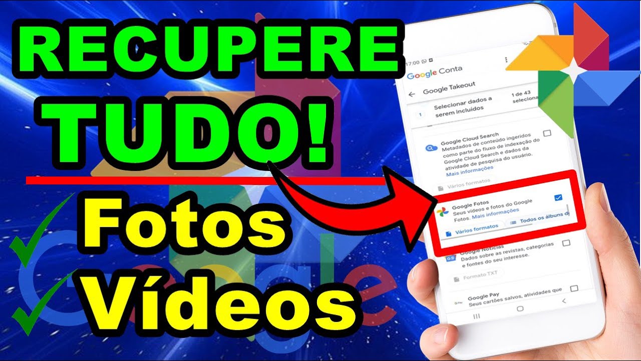 COMO RECUPERAR FOTOS APAGADAS DO GOOGLE FOTOS DE QUALQUER CELULAR [RECUPERE TUDO!]