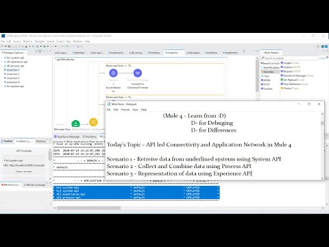 Mule 4 - API led Connectivity and Application Network [Experience API, Process API and System API]