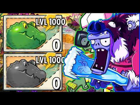 Pvz2 Epic Hack - Guacolide Upgraded to Level 1000 Endless Zone| Perfect Pea