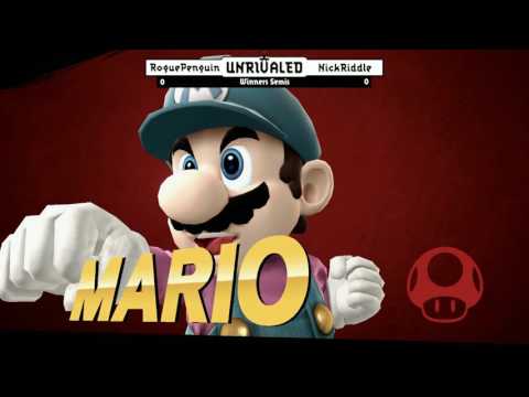 Unrivaled 3 WiiU - RoguePenguin (Mario, Yoshi) vs VS NickRiddle (Bowser, ZSS) - Winners Semis