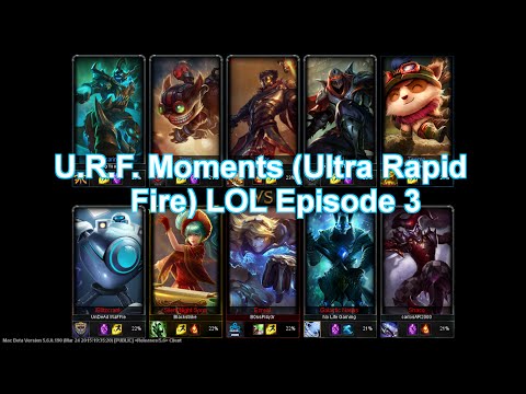 U.R.F. Moments Episode 3 (Ultra Rapid Fire) LOL 2015 - LOLlipop