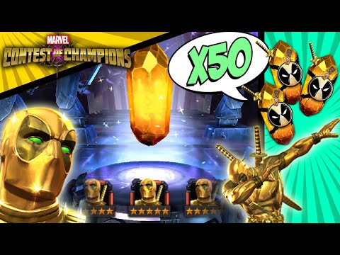 50x Goldpool Crystal Opening | GOLDPOOL RETURNS! - Marvel Contest of Champions