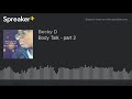 Body Talk - part 2