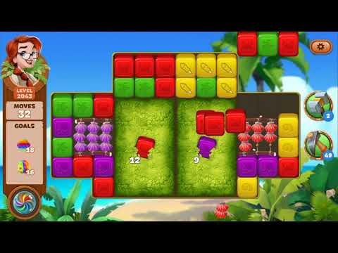 Lost Island Blast Adventure Level 2043 NO BOOSTERS - A S GAMING ✔️