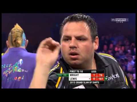 2015 Grand Slam of Darts Round 2 Wright vs Lewis  pt1