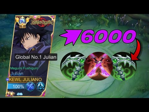 TOP GLOBAL JULIAN BURST BUILD | JULIAN MOBILE LEGENDS ( julian best build 2023 )