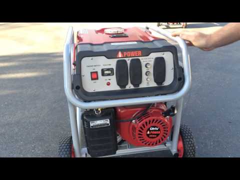 A-iPower, how to turn up generator