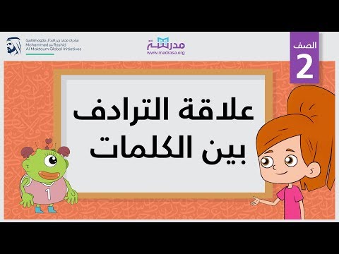 علاقة الترادف بين الكلمات