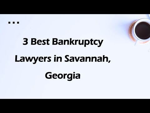 Bankruptcy Lawyers In Savannah