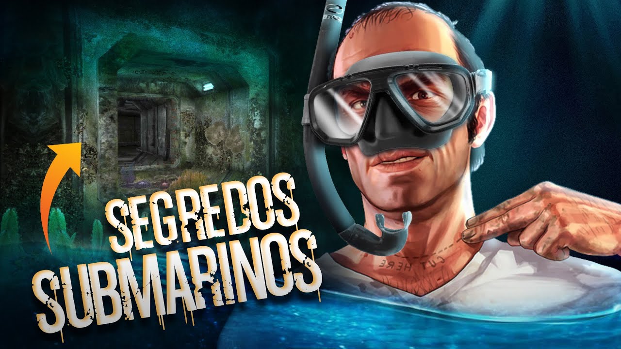 Segredos Submarinos do GTAV - Trevor visita o fundo do Mar (No Water Mod)
