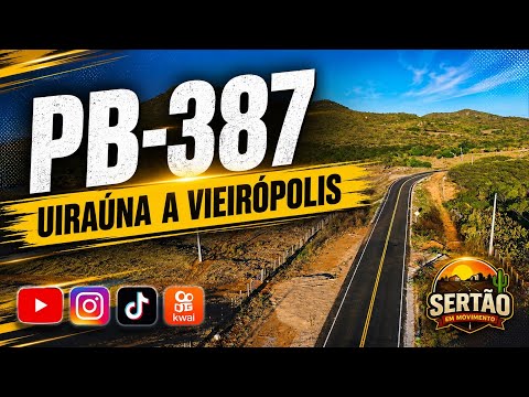 PB-387: Conheça a rodovia que liga Uiraúna a Vieirópolis | Imagens aéreas atualizadas de drone
