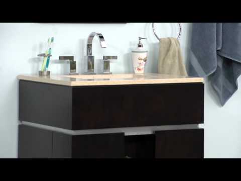 Time Square® Single Hole Single-Handle Bathroom Faucet 1.2 gpm/4.5 L/min With Lever Handle // POLISHED CHROME // YouTube Video