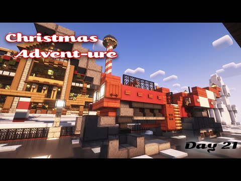EPIC Sleigh Upgrade in Minecraft Advent-ure! Day 21