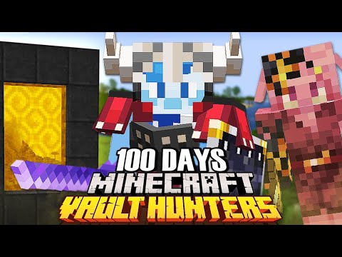 I Survived 100 Days as a Vault Hunter in Minecraft