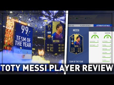 TOTY MESSI PLAYER REVIEW!! FIFA 19