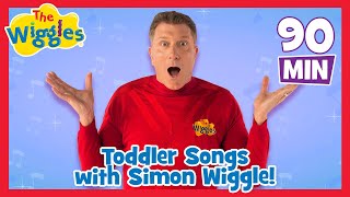 Toddler Songs with Simon Wiggle 🎶 Nursery Rhymes and Fun Kids Songs 🔴 The Wiggles