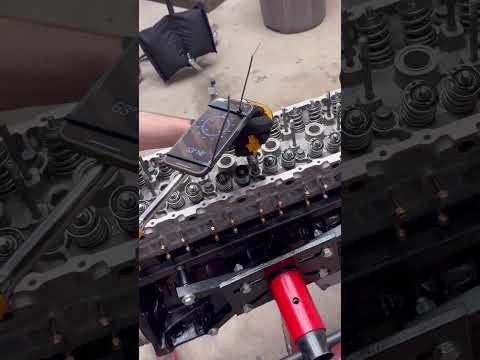 How to tighten cylinder head bolts with a torque angle gauge #cars #diy #automotive