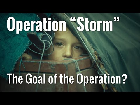 Storm in The Hague: The Goal of Operation Storm