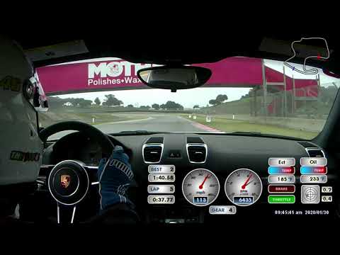 Foggy Laguna Seca | Cayman GT4 | 1:37