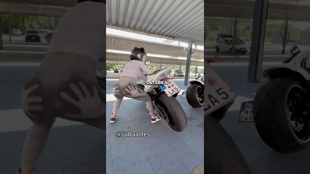 이 바이커들은 정말 더티한 일을 저지르는 데 아주 가까이 다가갔어요 😅