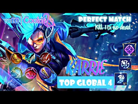 Top Global Karrie, Scarry HyperCarry by voɪᴅ|Cookie᭄ꦿ - MLBB
