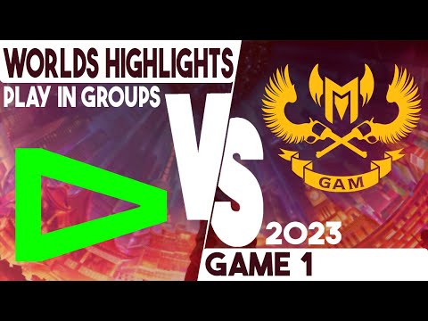 LLL vs GAM Highlights Game 1 | Worlds 2023 | LOUD vs GAM Esports