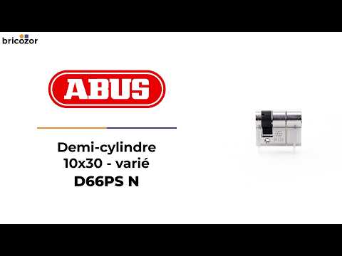 Demi-cylindre débrayable varié à profil européen - 6 goupilles - D66 ABUS