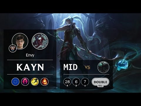 Kayn Mid vs Mordekaiser - EUW Challenger Patch 9.24