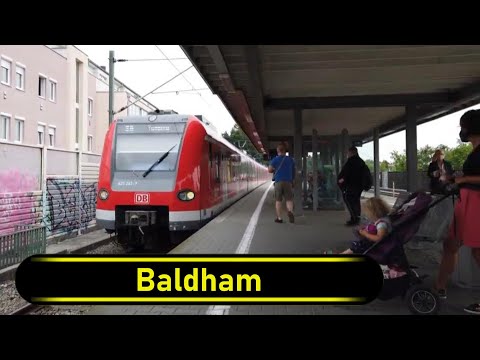 S-Bahn Station Baldham - Munich 🇩🇪 - Walkthrough 🚶
