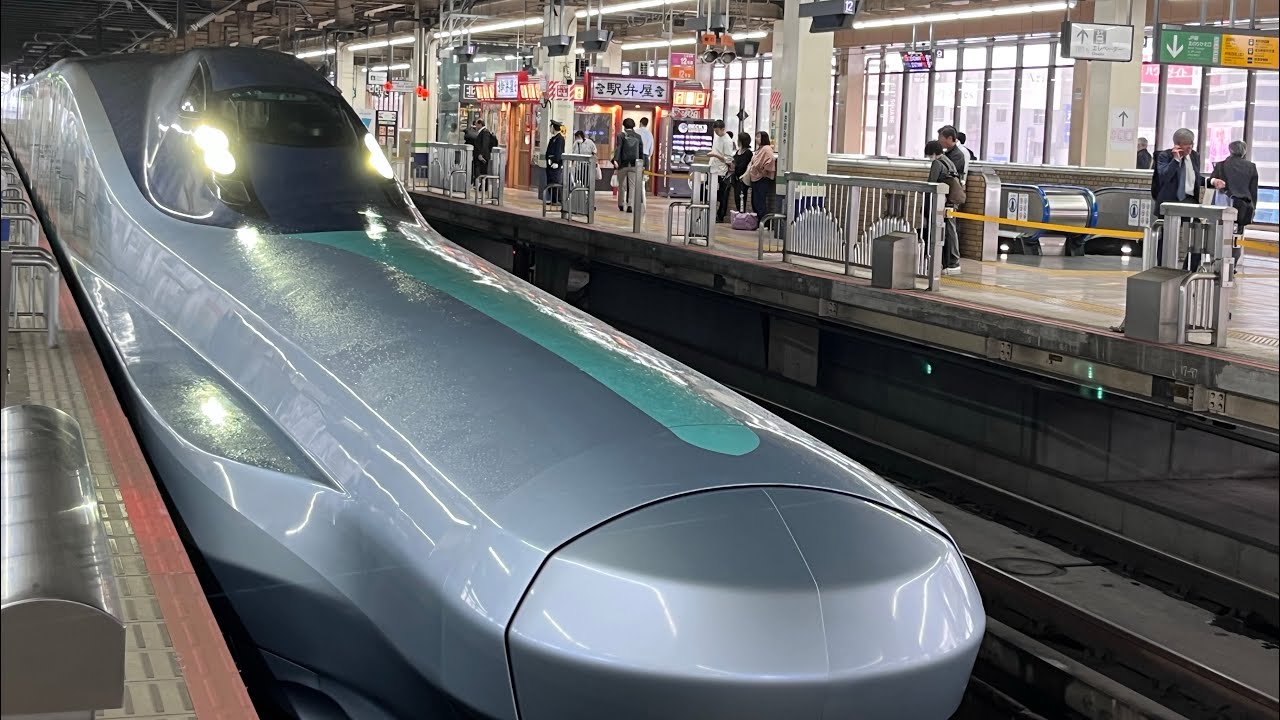 ALFA-X大宮から新青森試運転大宮発車シーン