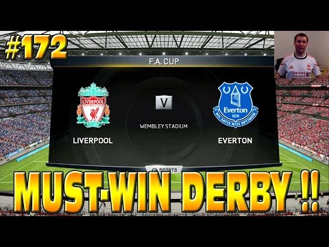 FIFA 15 LIVERPOOL CAREER MODE: MUST-WIN DERBY vs EVERTON - EPICNESS!! #172