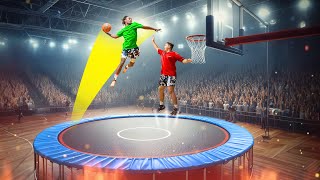 I Hosted the Craziest Trampoline Basketball Tournament Ever!