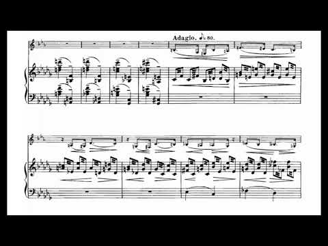 Theodore Akimenko - Petite Ballade (For Clarinet and Piano), Op.19