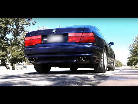 BMW 850 Ci V12 with Ferrari 599 exhaust
