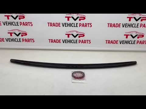 Fits Audi A4 S4 B9 B9.5 2016- Rear Trunk Boot Lip Spoiler Sport Gloss Black video