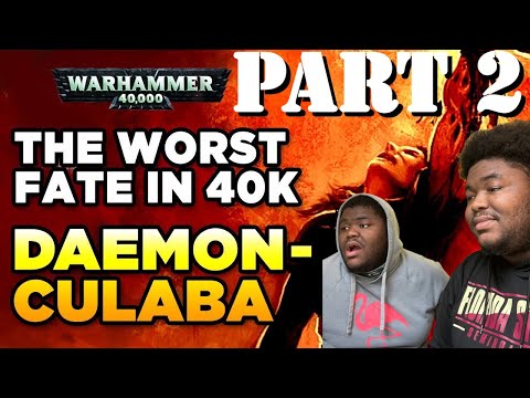 (Zwillinge reagieren) auf DAS SCHLIMMSTE SCHICKSAL IN 40K - CHAOS DAEMONCULABA / WarHammer 40K Lo...