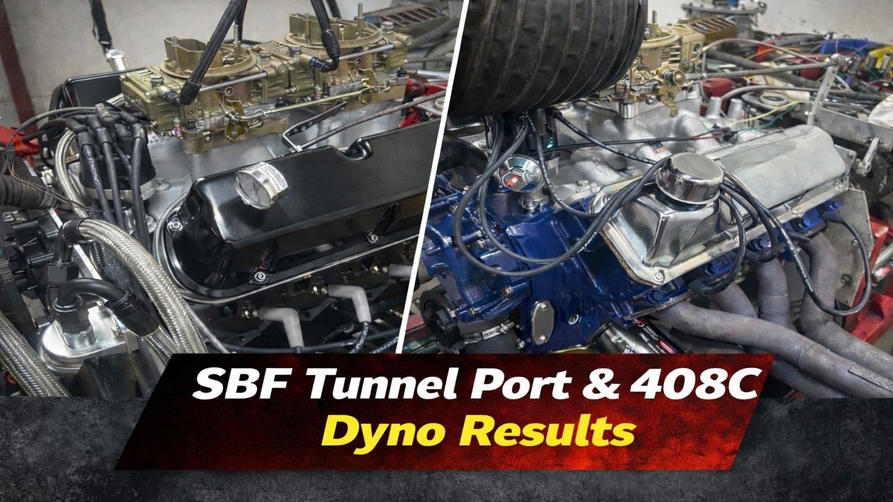 Lykins Motorsports SBF Tunnel Port & 408 Cleveland Dyno Results...