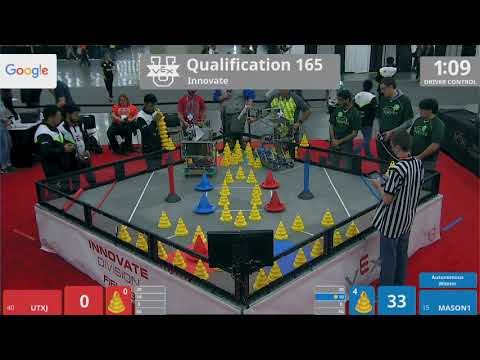 2018 VEXU Innovate Q165 - UTXJ vs MASON1 - 53 to 96
