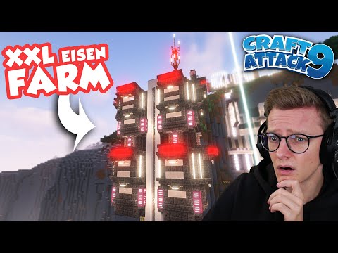 NEUES MEGA Gebäude! Cyberpunk XXL Eisen Farm! - CraftAttack 9! #38