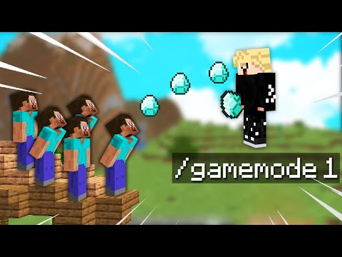 Mal som CREATIVE v Minecraft Minihrách na Qplayi - Trolling